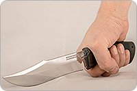 Нож Волк наборная кожа, 95х18, текстолит : фото 4