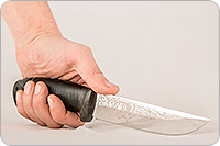 Нож Добыча наборная кожа, 95х18, текстолит : фото 3