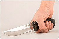 Нож Добыча наборная кожа, 95х18, текстолит : фото 4