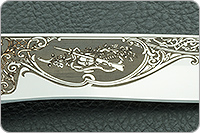 Нож Дуплет наборная кожа, 95х18, текстолит : фото 7