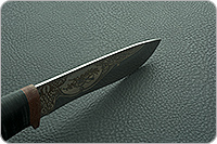 Нож Дуплет наборная кожа, 95х18, текстолит : фото 8