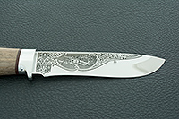 Нож Дуплет орех, 95х18, алюминий : фото 7