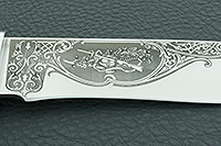 Нож Дуплет орех, 95х18, алюминий : фото 8