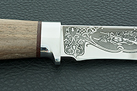 Нож Дуплет орех, 95х18, алюминий : фото 9