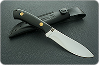 Нож Зубр накладки текстолит, 95х18, цельнометаллический : фото 9