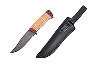 Нож Клычок береста, нержавеющий дамаск, текстолит : фото 2