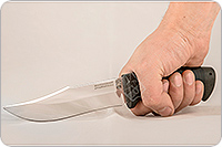 Нож Койот наборная кожа, 95х18, текстолит : фото 4