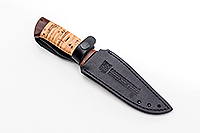 Нож Койот береста, нержавеющий дамаск, текстолит : фото 6