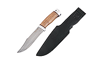 Нож Койот орех, нержавеющий дамаск, алюминий : фото 2