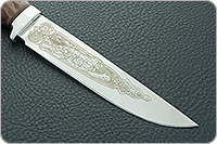 Нож Лиса орех, 95х18, алюминий : фото 4