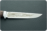 Нож Лиса орех, 95х18, алюминий : фото 7