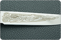 Нож Лиса орех, 95х18, алюминий : фото 8