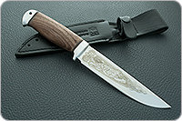 Нож Лиса орех, 95х18, алюминий : фото 10