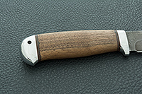 Нож Лиса орех, нержавеющий дамаск, алюминий : фото 5