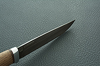 Нож Лиса орех, нержавеющий дамаск, алюминий : фото 9