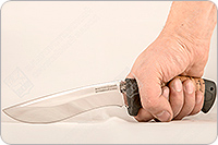 Нож Медведь береста, 95х18, текстолит : фото 4