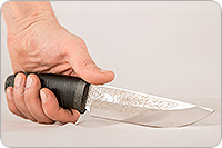 Нож Пума наборная кожа, 95х18, текстолит : фото 3