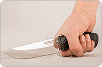 Нож Пума наборная кожа, 95х18, текстолит : фото 4