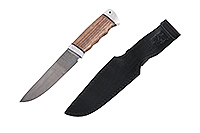 Нож Пума орех, нержавеющий дамаск, алюминий : фото 2