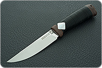 Нож Пустельга наборная кожа, 95х18, текстолит : фото 2