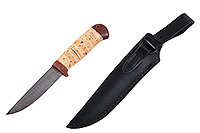 Нож Пустельга береста, нержавеющий дамаск, текстолит : фото 2