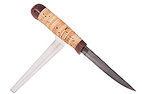 Нож Пустельга береста, нержавеющий дамаск, текстолит : фото 3