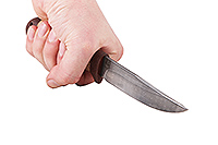 Нож Пустельга береста, нержавеющий дамаск, текстолит : фото 4