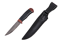 Нож Пустельга наборная кожа, нержавеющий дамаск, текстолит : фото 2