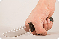 Нож Риф наборная кожа, 95х18, текстолит : фото 4