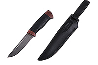 Нож Риф наборная кожа, нержавеющий дамаск, текстолит : фото 2