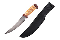 Нож Сурукуку береста, нержавеющий дамаск, текстолит : фото 2