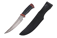 Нож Сурукуку наборная кожа, нержавеющий дамаск, текстолит : фото 2