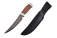 Нож Сурукуку орех, нержавеющий дамаск, алюминий : фото 2