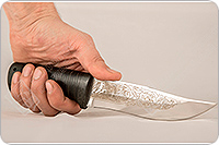 Нож Таганай наборная кожа, 95х18, текстолит : фото 3