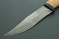 Нож Таганай береста, нержавеющий дамаск, текстолит : фото 3