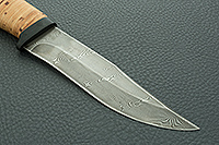 Нож Таганай береста, нержавеющий дамаск, текстолит : фото 4