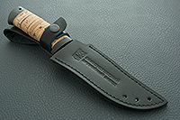 Нож Таганай береста, нержавеющий дамаск, текстолит : фото 10
