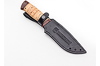 Нож Таежная стрела береста, нержавеющий дамаск, текстолит : фото 6