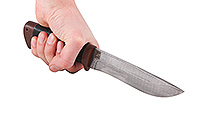 Нож Таежная стрела наборная кожа, нержавеющий дамаск, текстолит : фото 4