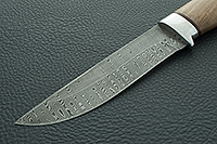 Нож Таежная стрела орех, нержавеющий дамаск, алюминий : фото 3