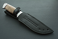 Нож Таежная стрела орех, нержавеющий дамаск, алюминий : фото 10