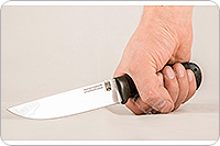 Нож Турист наборная кожа, 95х18, текстолит : фото 4