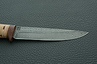 Нож Турист береста, нержавеющий дамаск, текстолит : фото 7