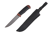 Нож Турист наборная кожа, нержавеющий дамаск, текстолит : фото 2