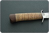 Нож Финка - 1 береста, 95х18, текстолит : фото 5