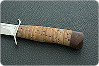 Нож Финка - 1 береста, 95х18, текстолит : фото 6