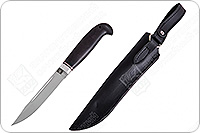 Нож Финка - 2 граб (черное дерево), 95х18, алюминий : фото 2
