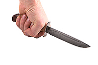 Нож Финка Вачинская береста, нержавеющий дамаск, текстолит : фото 4