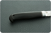 Нож Финка  граб (черное дерево), 95х18, алюминий : фото 5