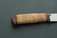 Нож Шашлычный береста, 95х18, текстолит : фото 5